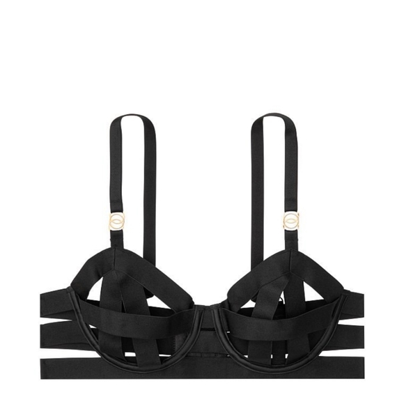 VS Very Sexy Strappy Open Cup Demi Bra - Picture 6 of 6